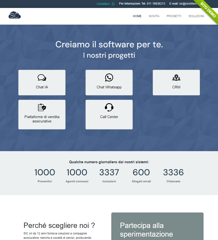 Screenshot del sito versione 2024 di www.sicinformatica.it